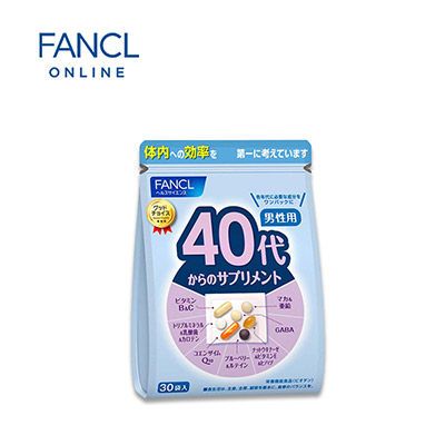 【日版】FANCL芳珂 40代/40岁成人男性综合维生素片30袋入