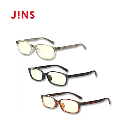 【清仓sale】JINS睛姿 TR轻量40% 防蓝光辐射眼镜日用电脑护目镜FPC17A002 男女通用