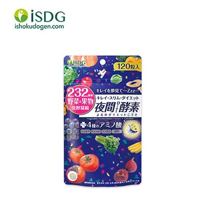 【日版】ISDG医食同源 夜间Diet酵素120粒 232种植物果蔬水果酵素