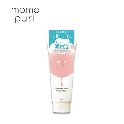 【日版】BCL momopuri温和泡沫洁面乳150g 卸妆洁面二合一深层洁面
