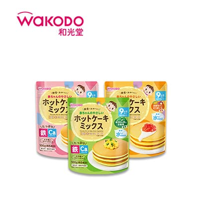 【日版】WAKODO和光堂  9个月宝宝辅食蛋糕粉100g 松饼粉