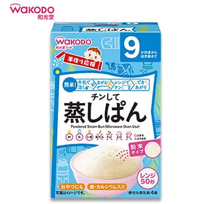 【日版】WAKODO和光堂 婴儿宝宝DIY辅食蒸糕粉9月+ 高铁高钙牛奶味