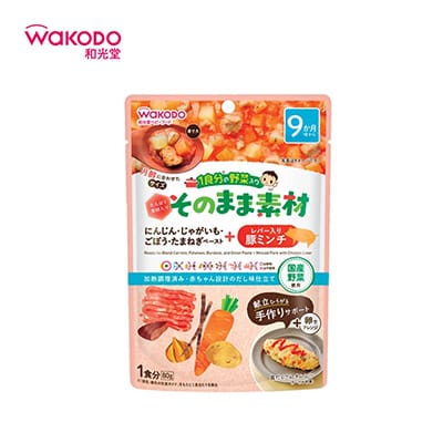 【日版】WAKODO和光堂 宝宝婴儿一餐蔬菜原料系列