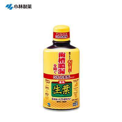 【日版】KOBAYASHI小林制药 药用植物配方生叶漱口水330ml 齿槽脓漏牙周护理缓解牙疼液体牙膏