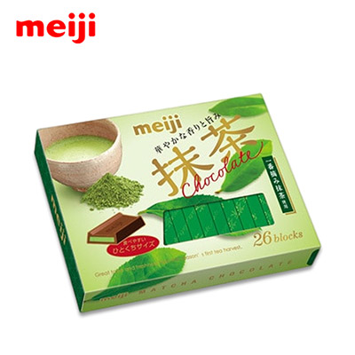 【日版】MEIJI明治 香甜可口明治抹茶巧克力盒装26枚