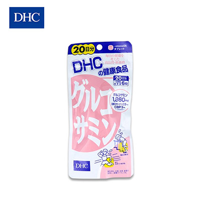 【日版】DHC蝶翠诗 保护关节虾青素提取物氨基葡萄糖营养补充片120粒