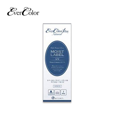 【美瞳预定】EverColor Natural MoistLabel UV日抛美瞳20枚直径14.5mm 多色可选