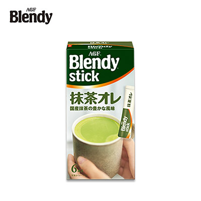 【日版】AGF Blendy stick低卡低脂速溶咖啡抹茶欧蕾6枚/20枚入
