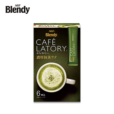 【日版】AGF Blendy CAFE LATORY浓厚抹茶拿铁粉末饮料6枚入