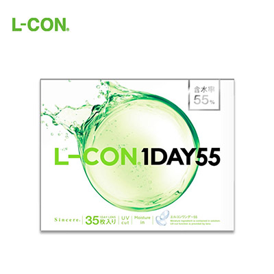 【美瞳预定】L-CON 1DAY 55日抛35枚BC8.7隐形眼镜直径14.2mm
