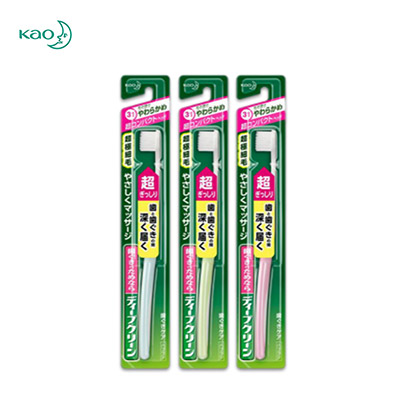 【日版】KAO花王 高密软毛深层清洁小头牙刷单只三色随机