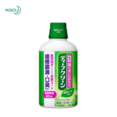 【日版】KAO花王 深层清洁药用液体牙膏绿茶薄荷味350ml