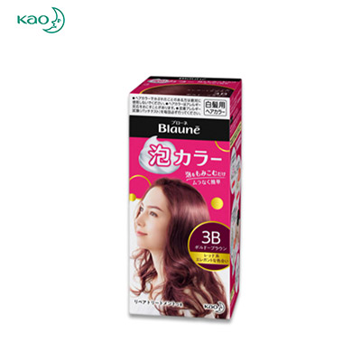 【日版】KAO花王 Blaune纯植物提取泡泡染发膏108g多色可选 新旧包装混发