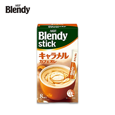 【日版】AGF  blendy stick棒状焦糖牛奶咖啡8包入