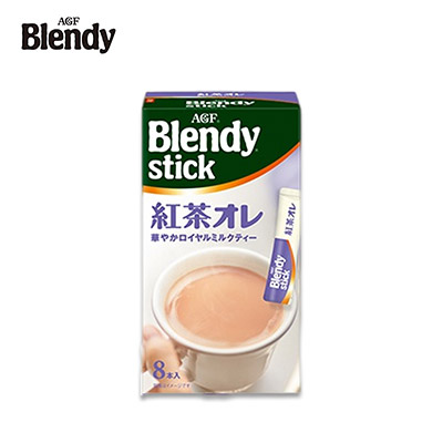 【日版】AGF  blendy stick棒状速溶阿萨姆红茶奶茶8枚/27枚入