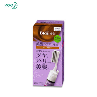 【日版】KAO花王 Blaune纯植物遮白发染发剂带梳子80g多色可选