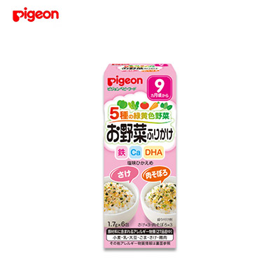 【日版】PIGEON贝亲 9个月+婴幼儿拌饭料1.7g*6包 多口味可选