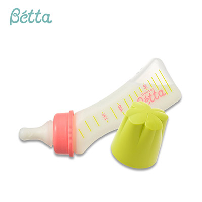【日版】Doctor Betta蓓特 新生儿仿母乳防胀气聚丙烯瓶身奶瓶P2-120ml