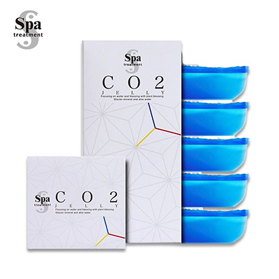 【日版】SPA TREATMENT 蛇毒干细胞注氧碳酸面膜啫喱30g*5个 CO2 SPA面膜