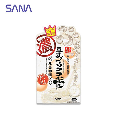 【日版】SANA莎娜 豆乳果冻精华面膜22ml*5枚入 保湿系列