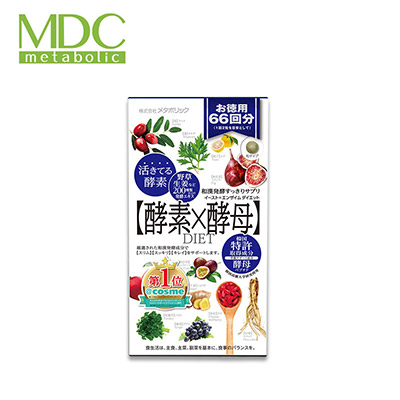 【日版】MDC 水果蔬菜谷物综合发酵酵素X酵母132粒/66回