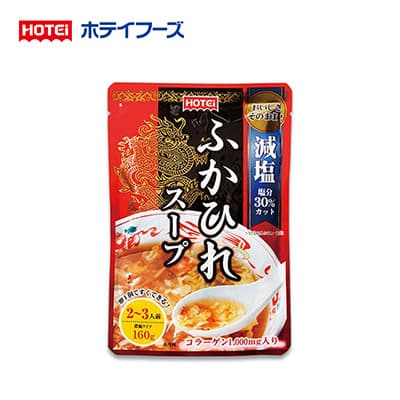 【日版】HOTEi 含有胶原蛋白红雪蟹/鱼翅浓缩型少盐30%汤料160g 2味选