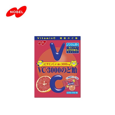 【日版】NOBEL诺贝尔 VC-3000润喉糖 西柚柠檬维生素高颜值水果糖
