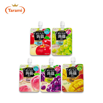 【日版】Tarami多良见 蒟蒻可吸果汁果冻0卡150g 多款可选