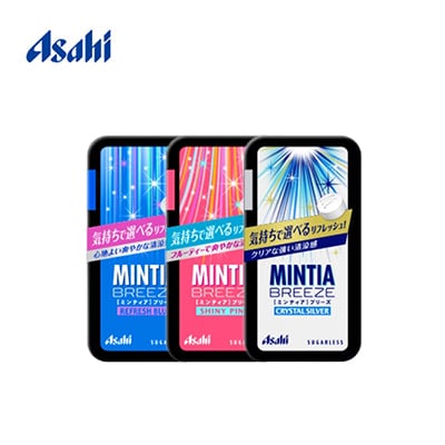 【日版】Asahi朝日 MINTIA BREEZE超强清凉感薄荷糖30粒 多种可选新旧包装随机发