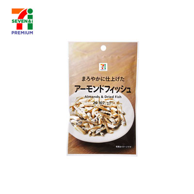 【711便利店】日式下酒菜香嘴小吃坚果脆香小鱼干混合装20g