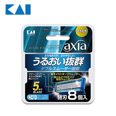 【日版】KAI贝印 axia五层刀片替换装8个装