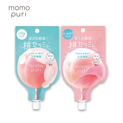 【日版】BCL Momopuri桃子清洁面膜20g（约3次）两款可选