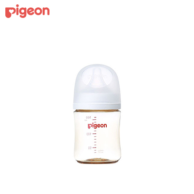 【日版】PIGEON贝亲 新生儿三代塑料奶瓶160ml PPSU奶瓶耐摔仿母乳自然实感 多图案可选