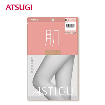 【日版】ATSUGI厚木 肤色素肌感顺滑丝袜 婴儿米色【M-L】