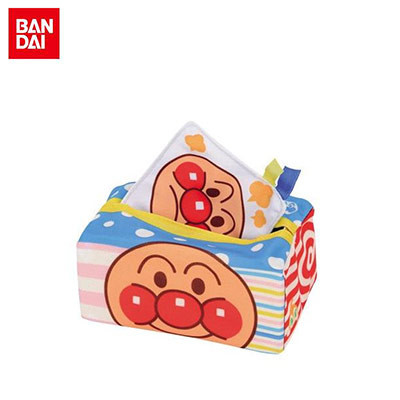 【日版】BANDAI万代 面包超人安抚布艺仿真纸巾盒适合0个月以上宝宝