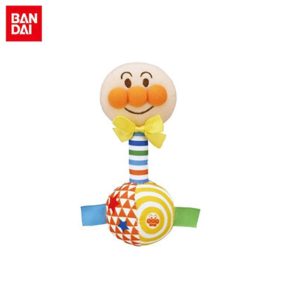 【日版】BANDAI万代 面包超人布制手摇铃沙锤适合0个月以上宝宝