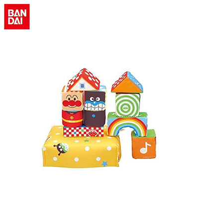 【日版】BANDAI万代 面包超人布艺积木布立方益智玩具 适合8个月以上宝宝