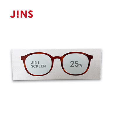 【清仓sale】JINS睛姿 防蓝光辐射眼镜 25% Boston 棕色