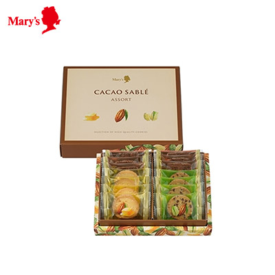 【日版】Marys CACAO SABLE巧克力开心果黄油饼干套盒14枚入