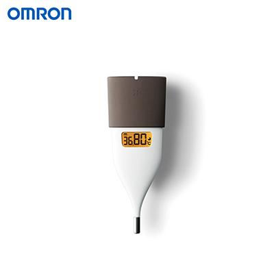 【日版】OMRON欧姆龙 女性用电子体温计MC-652LC-BW棕色预测型