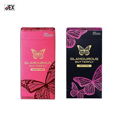 【日版】JEX 安全套 小蝴蝶  6个入 润滑/温感两款可选