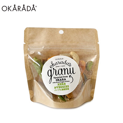 【日版】OKARADA大豆坚果谷物蔬菜脆 香草蔬菜35g