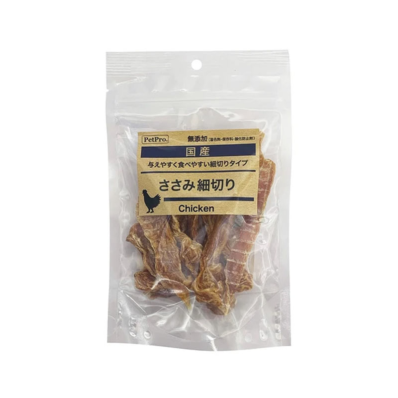 【日版】Pet Pro日本宠物狗狗零食无添加鸡肉干细切丝55g
