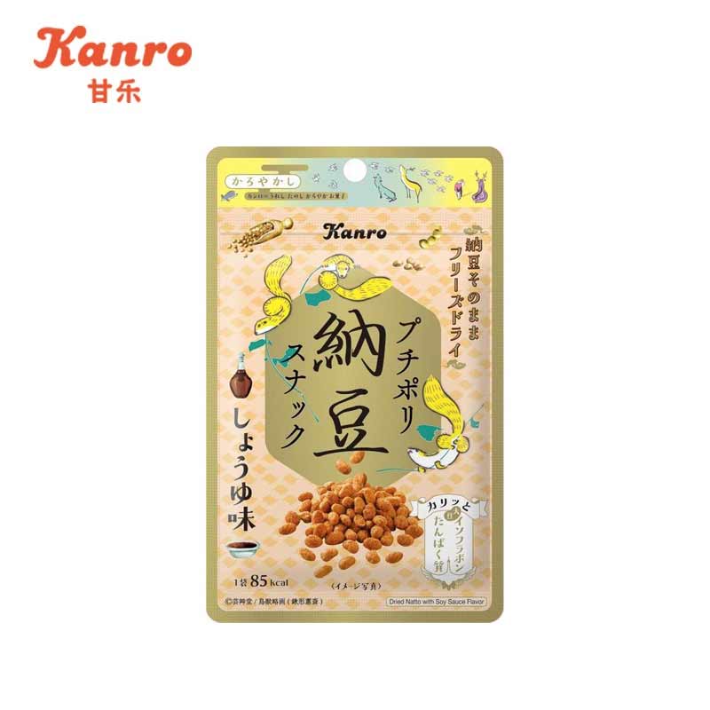 【日版】Kanro甘乐 香酥纳豆酱油味18g