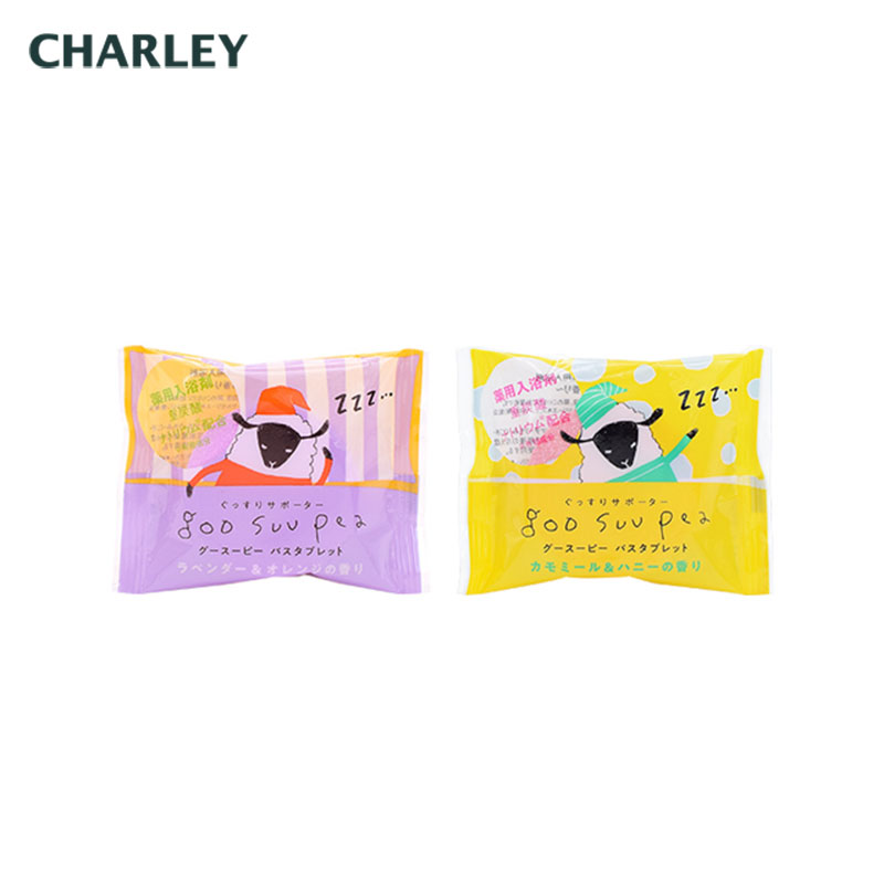 【日版】CHARLEY Goo Suu Pea碳酸盐沐浴片40g*2包