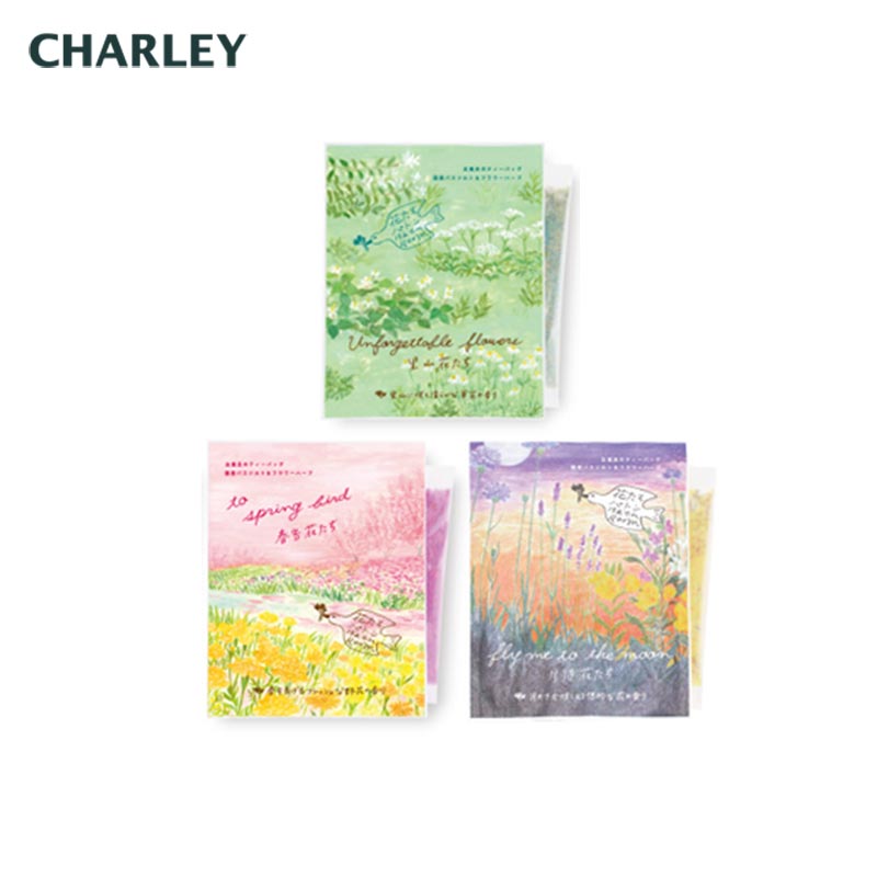 【日版】CHARLEY 空想森林山里花朵入浴剂30g*3包