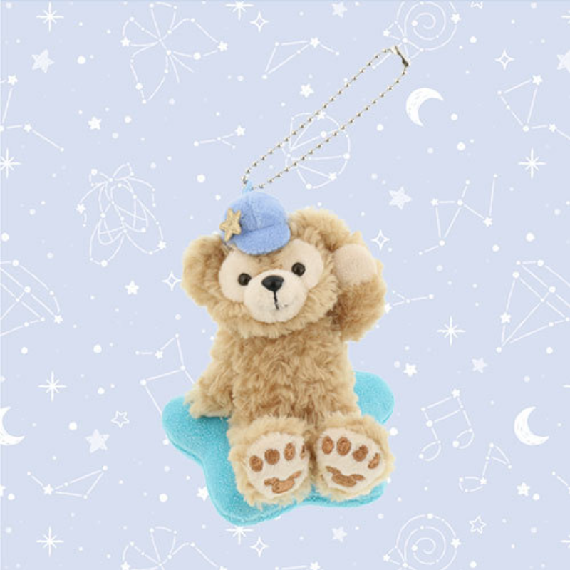 【东迪】达菲家族 夏日星空系列玩偶坐姿星星挂件【达菲熊】