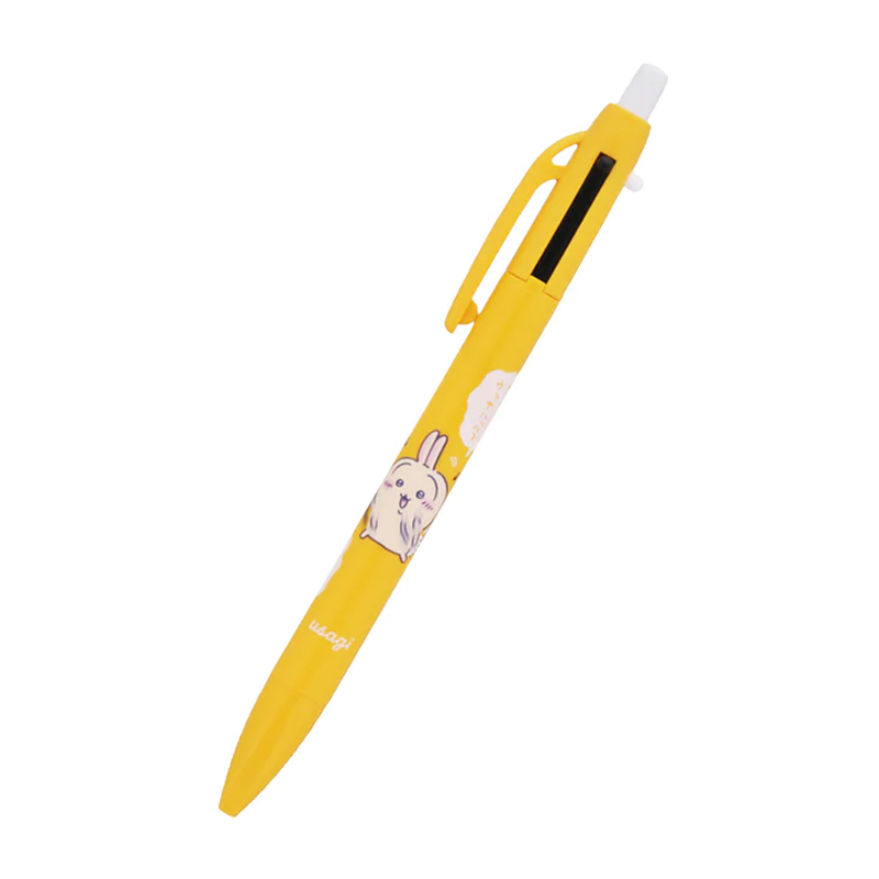 【文具】sun-star多功能书写笔 铅笔 红黑双色圆珠笔CHIIKAWA黄色