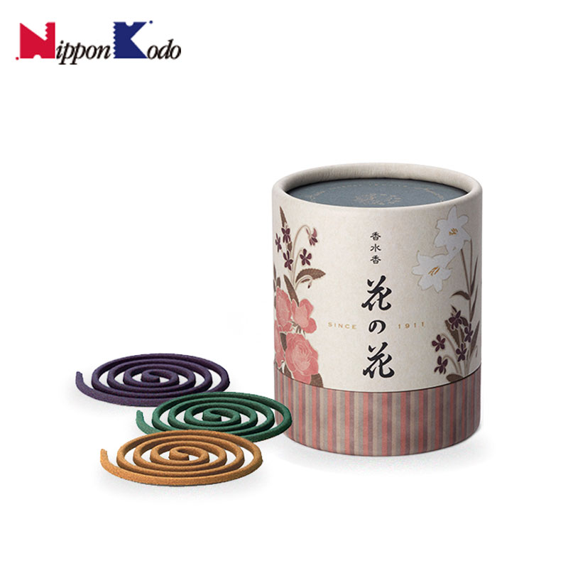 【高端预定】Nippon Kodo日本香堂 香水香花の花家用线香熏香3种4卷