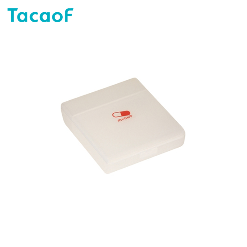 【日版】Tacaof 超薄便携药盒1个装